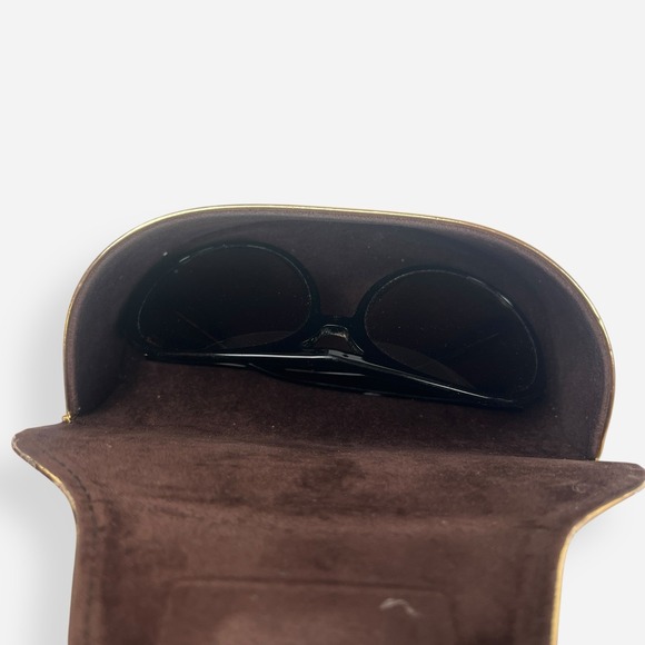 Tory Burch Aviator Sunglasses‎ TY9009 Brown Gold Case Plastic Frames Only